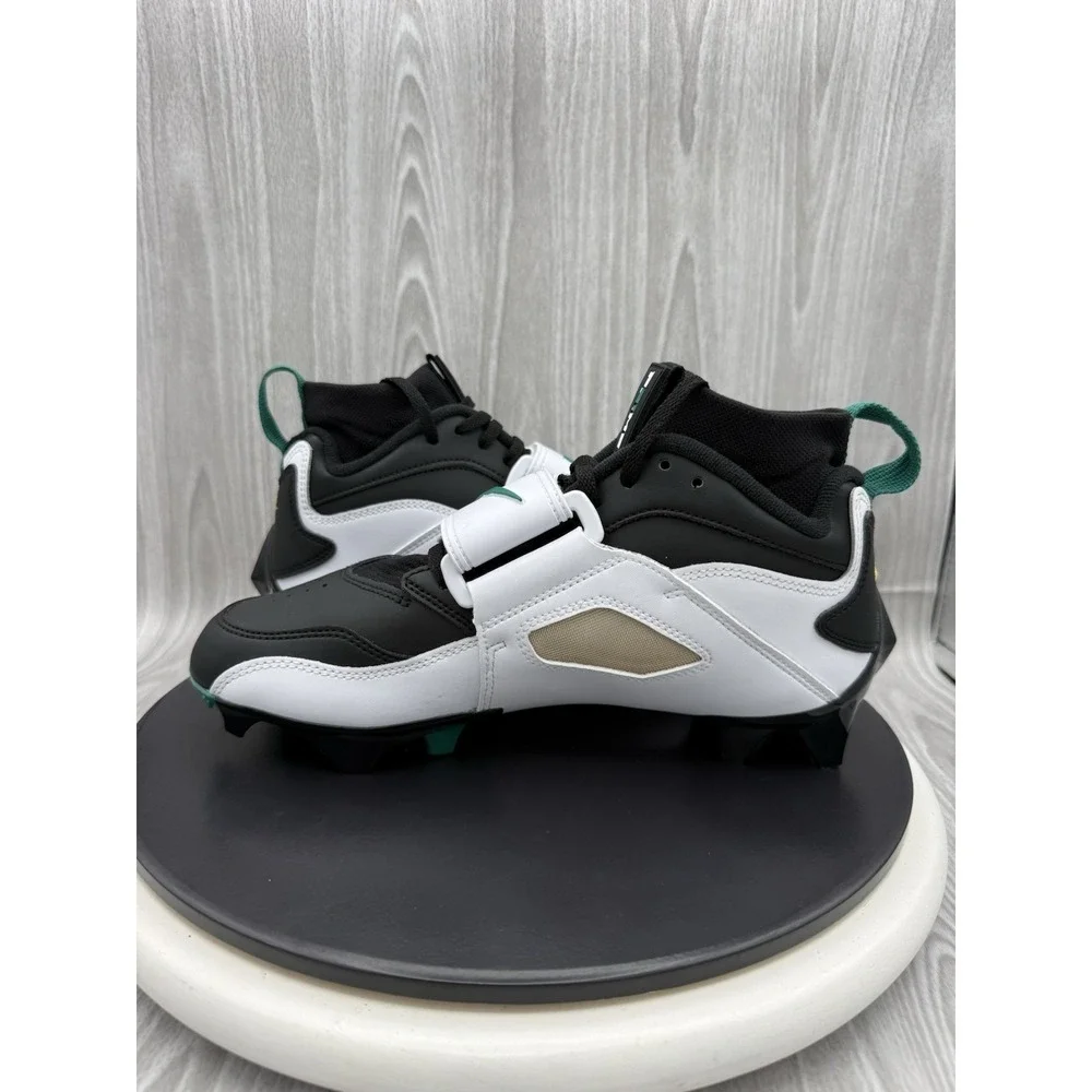 Nike Vapor Edge Diamond Turf 93 TD Sz 8 White Black Football Cleats HF5298-102